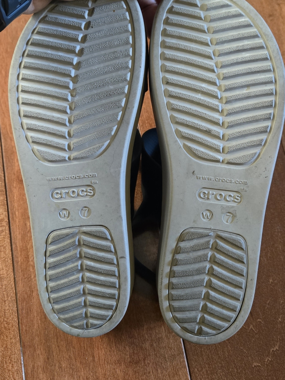 Crocs Women's Black/Mushroom Platform Sandal - Picture 3 of 5